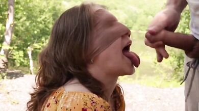 Guessing game turns into hot blowjob sex video