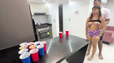 Columbian milky tits sister tricked by stepbrother while playing