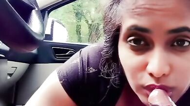 Viral MMS video of Tamil aunty enjoy blowjob sex