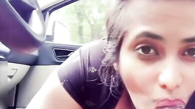 Viral MMS video of Tamil aunty enjoy blowjob sex