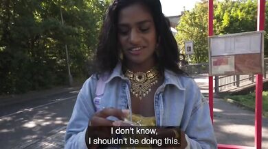 London Indian girl become slut for money