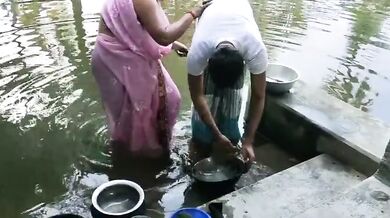 Big boobs indian widow aunty fucked by young man