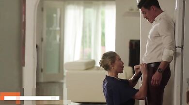 Horny mother enjoy rough sex with daughter's boyfriend