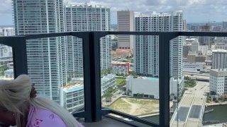 BBW mom banged in Miami high rise