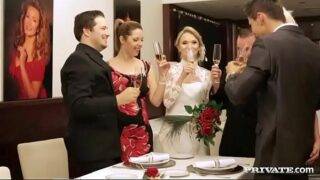 Bride fucked a waiter on her wedding night