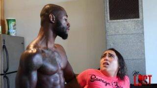 Latina fucked in an interracial sex