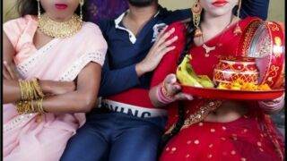 Indian wife fucks her cheating husband on an Indian festival