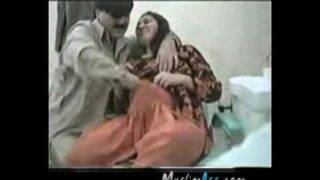 Pakistani doctor fucks a busty milf in his clinic