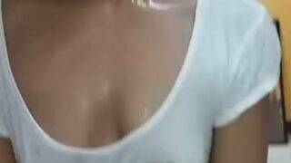 Full sweat and moaning Bhabhi getting fucked in Tshirt